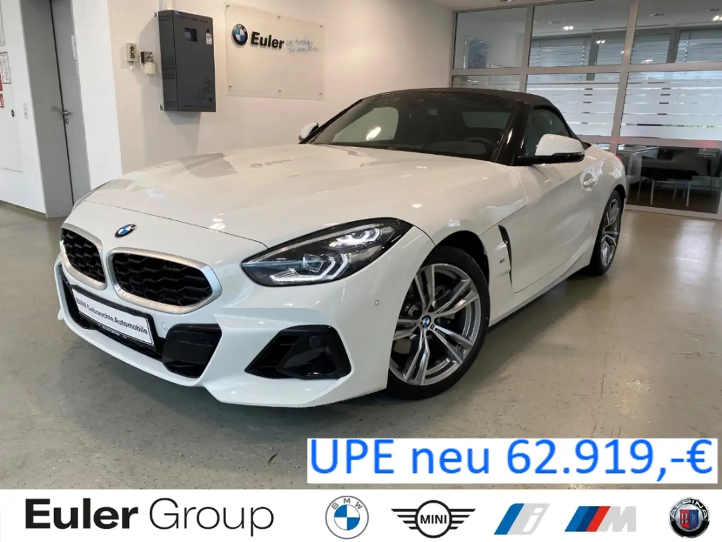 BMW Z4 sDrive20iA M Sport 18'' H/K ACC Memory HUD Alarm L Weiß - 1