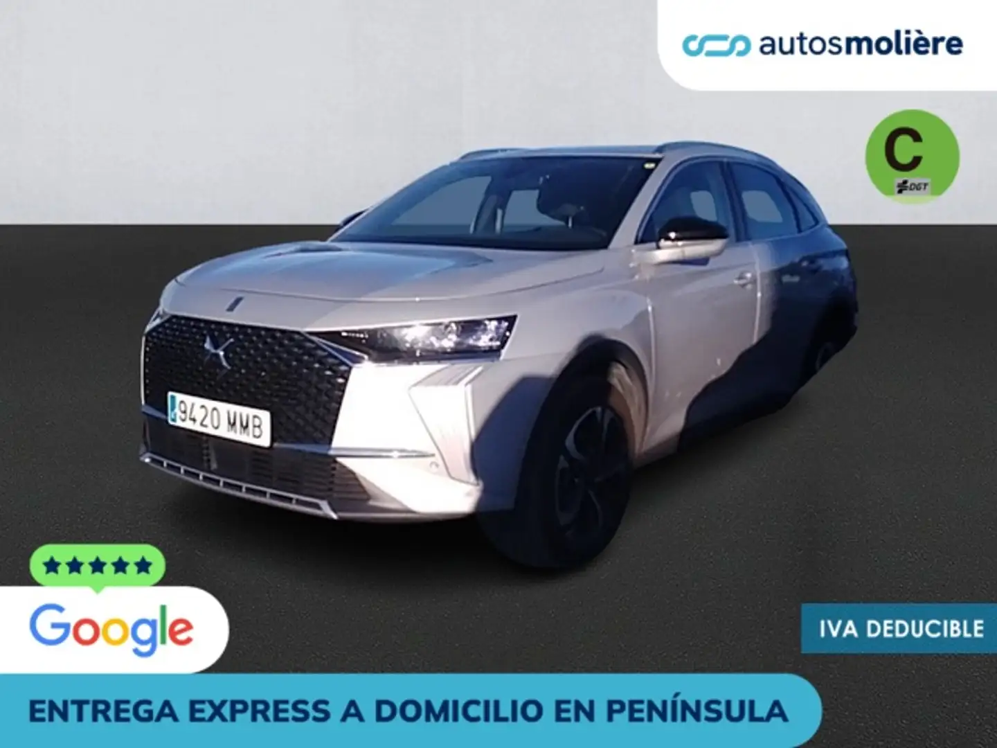 DS Automobiles DS 7 Crossback 1.5BlueHDi Bastille Aut. Plateado - 1