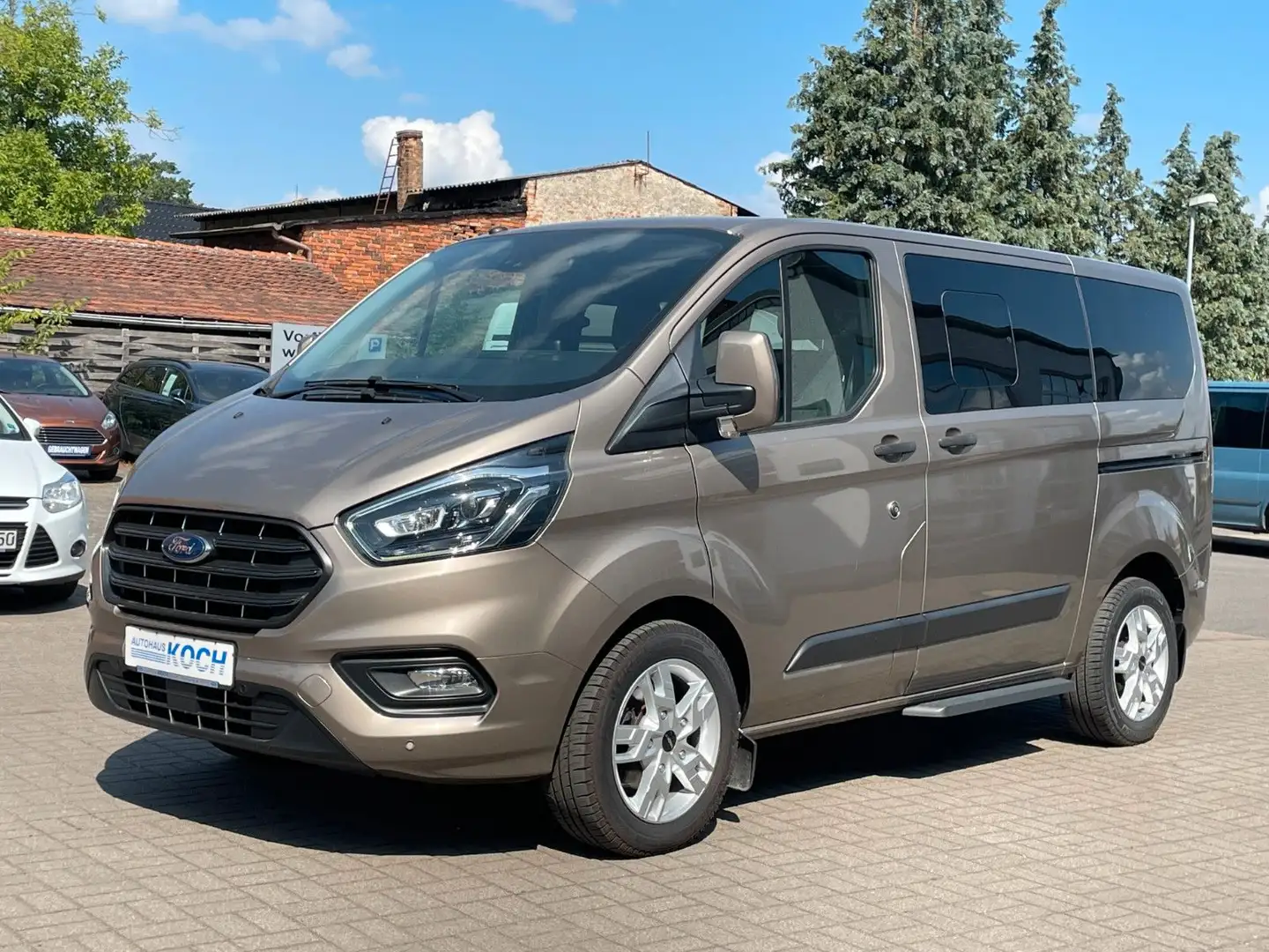 Ford Transit Custom L1+STANDHEIZUNG+ACC+RFK+8-SITZER Plateado - 2