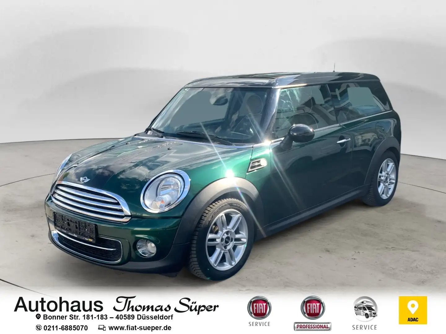 MINI Cooper D Clubman Leder Panorama/Schiebedach Sitz-hzg 8xAlu Zelená - 1