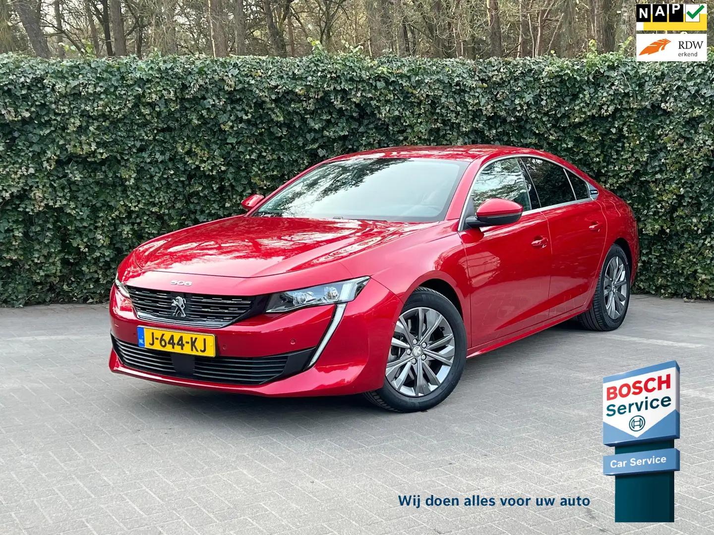 Peugeot 508 1.6 Plug-in Hybrid 225pk Automaat Allure Avantage Czerwony - 1