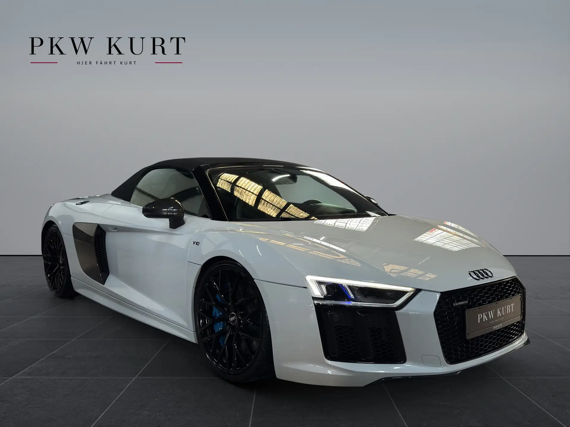 Audi R8 V10 5.2 FSI 2017 흰색 사진 1