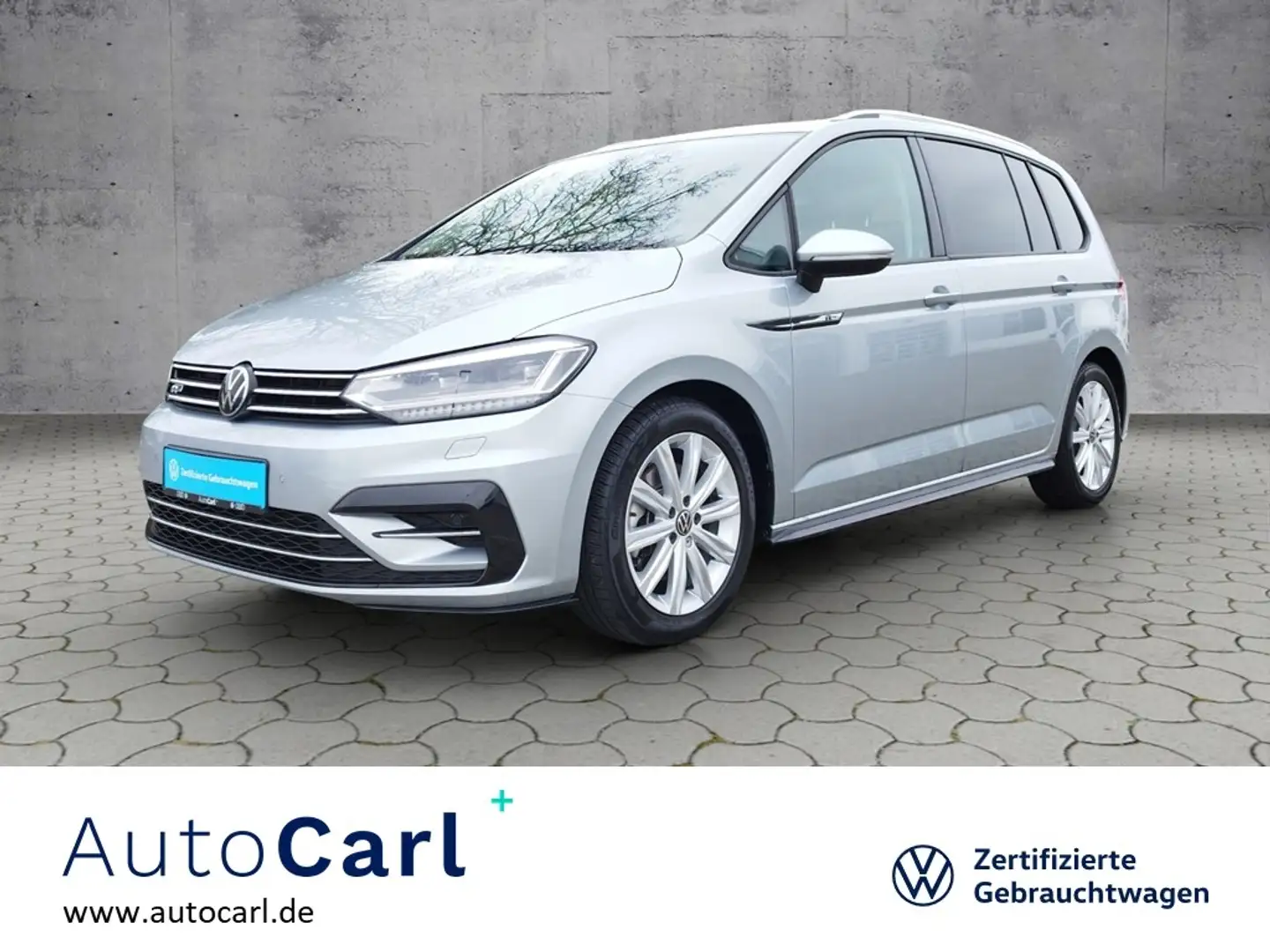 Volkswagen Touran Comfortline 1.5 TSI DSG R-Line/IQ.DRIVE KLIMA LED Silber - 1