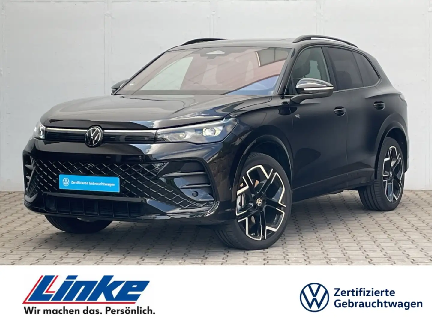 Volkswagen Tiguan 2.0 TDI R-Line 4Mot. Black Style Standhzg /AHK/Pan Schwarz - 1