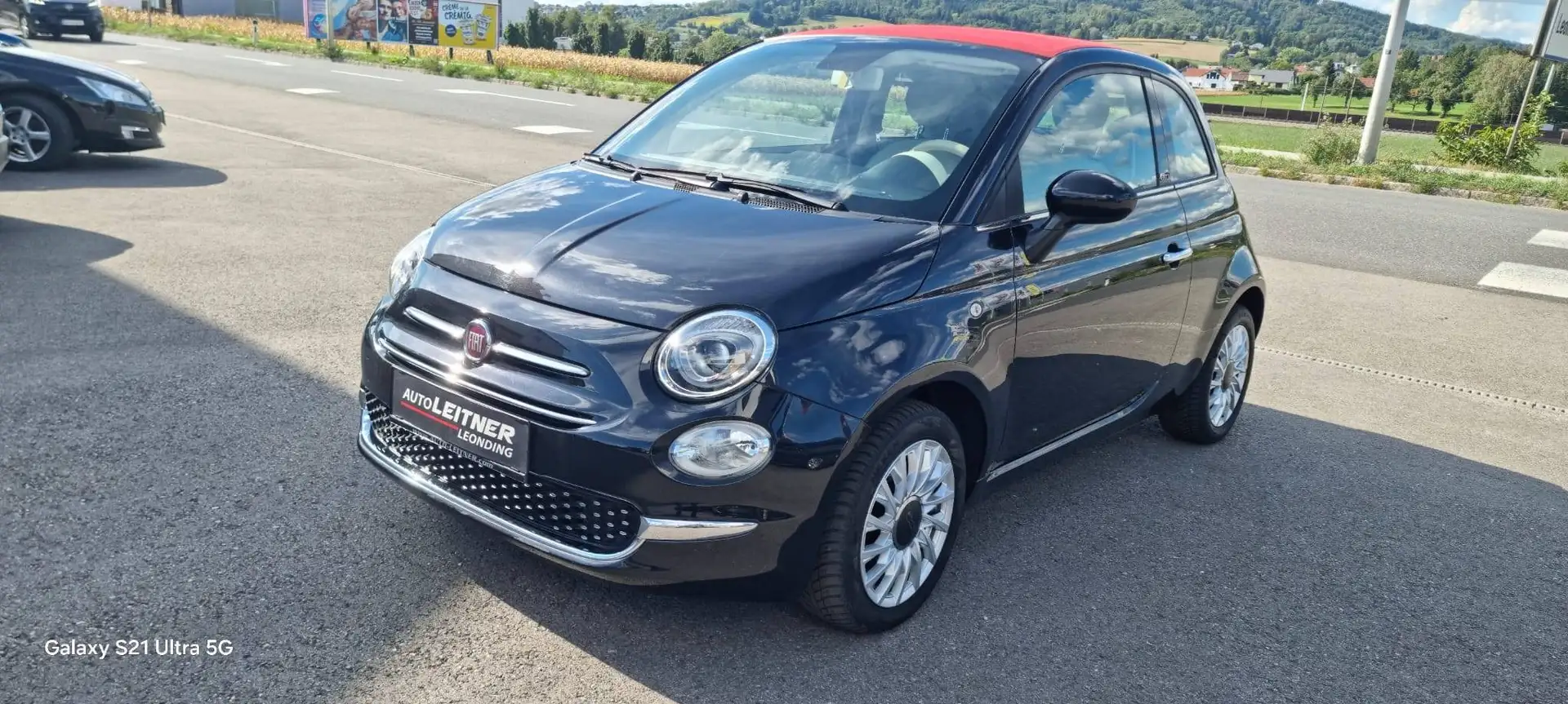 Fiat 500C 500 C 1.2 Lounge Schwarz - 1