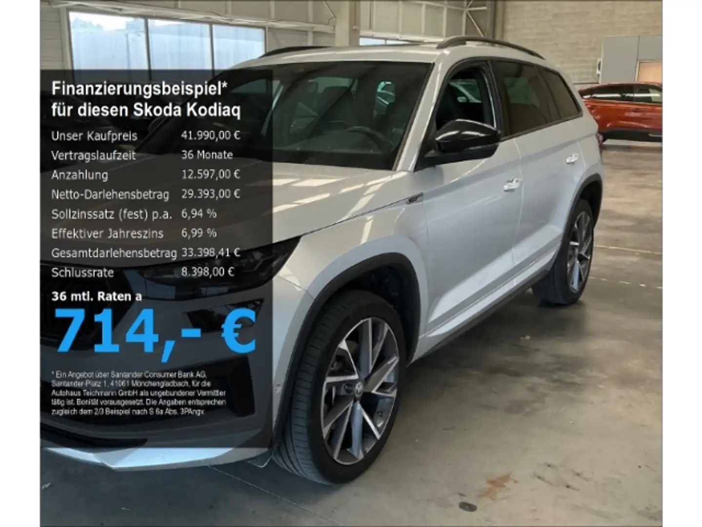Skoda Kodiaq Sportline 4x4 2.0 TDI DSG Pano Argent - 1