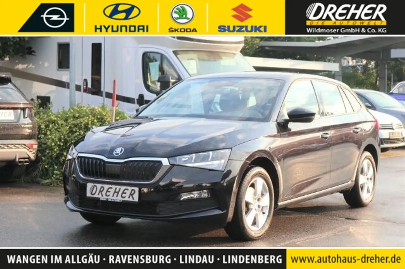 Skoda Scala Scala 1.0 TSI Ambition Klima/LED/Sitzhzg./DAB eFH. Schwarz - 1