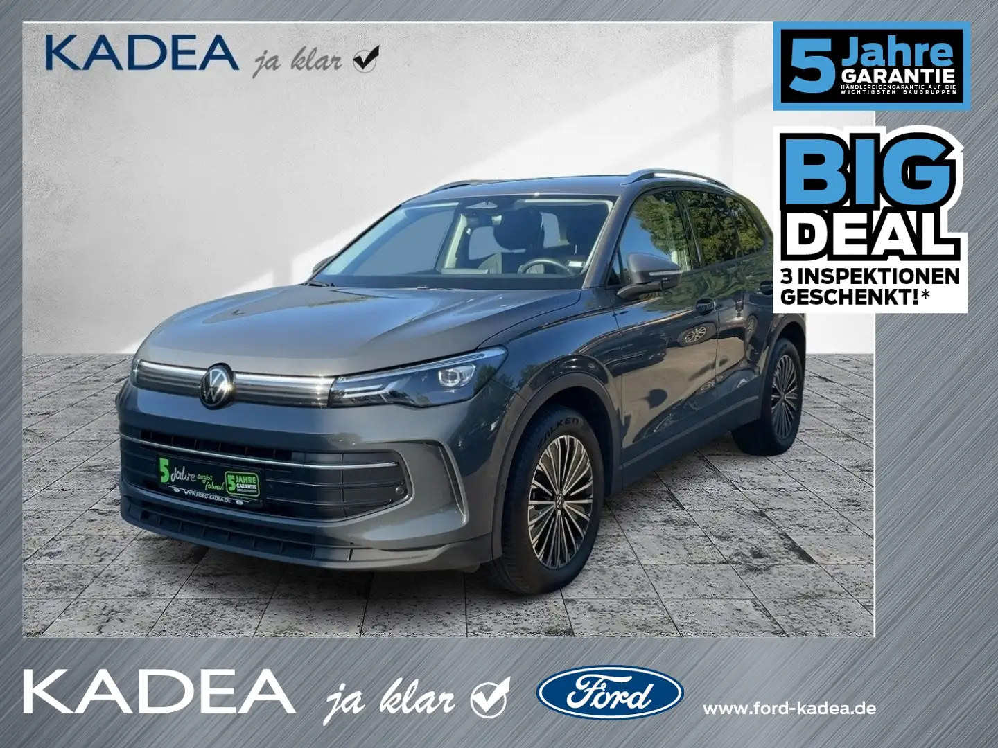 Volkswagen Tiguan 2.0 TDI W Life ACC+LED+Navi+SHZ+Winterp. Grau - 1