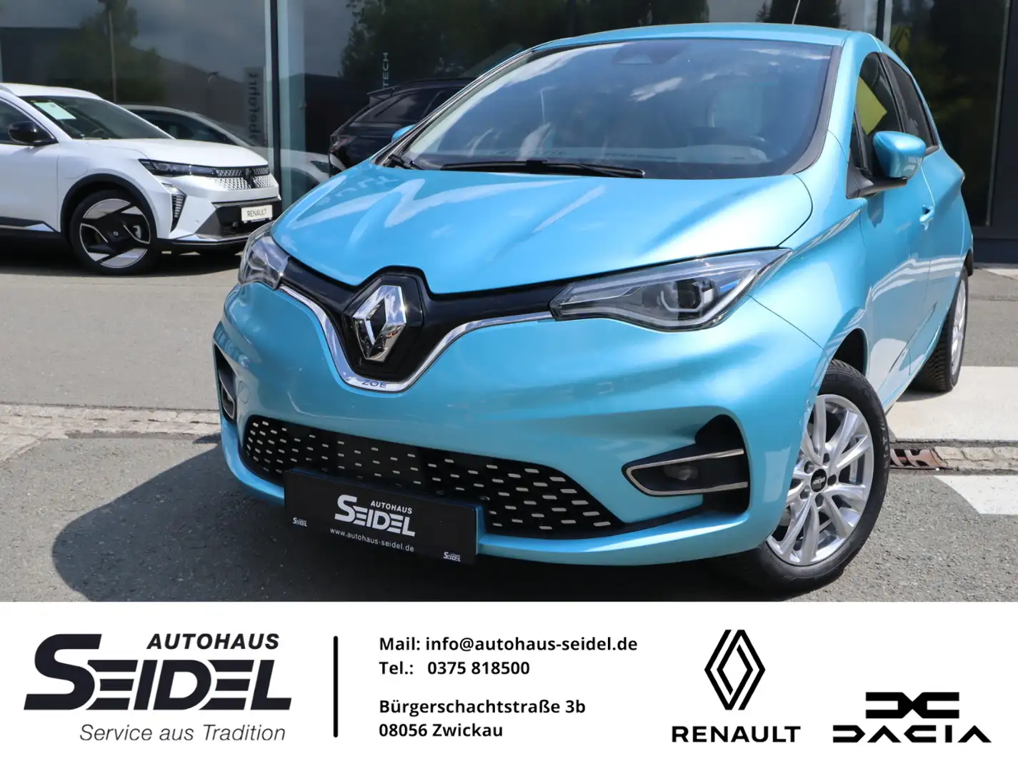 Renault ZOE Intens R135 Z.E. 50 Kaufbatterie! Blau - 1