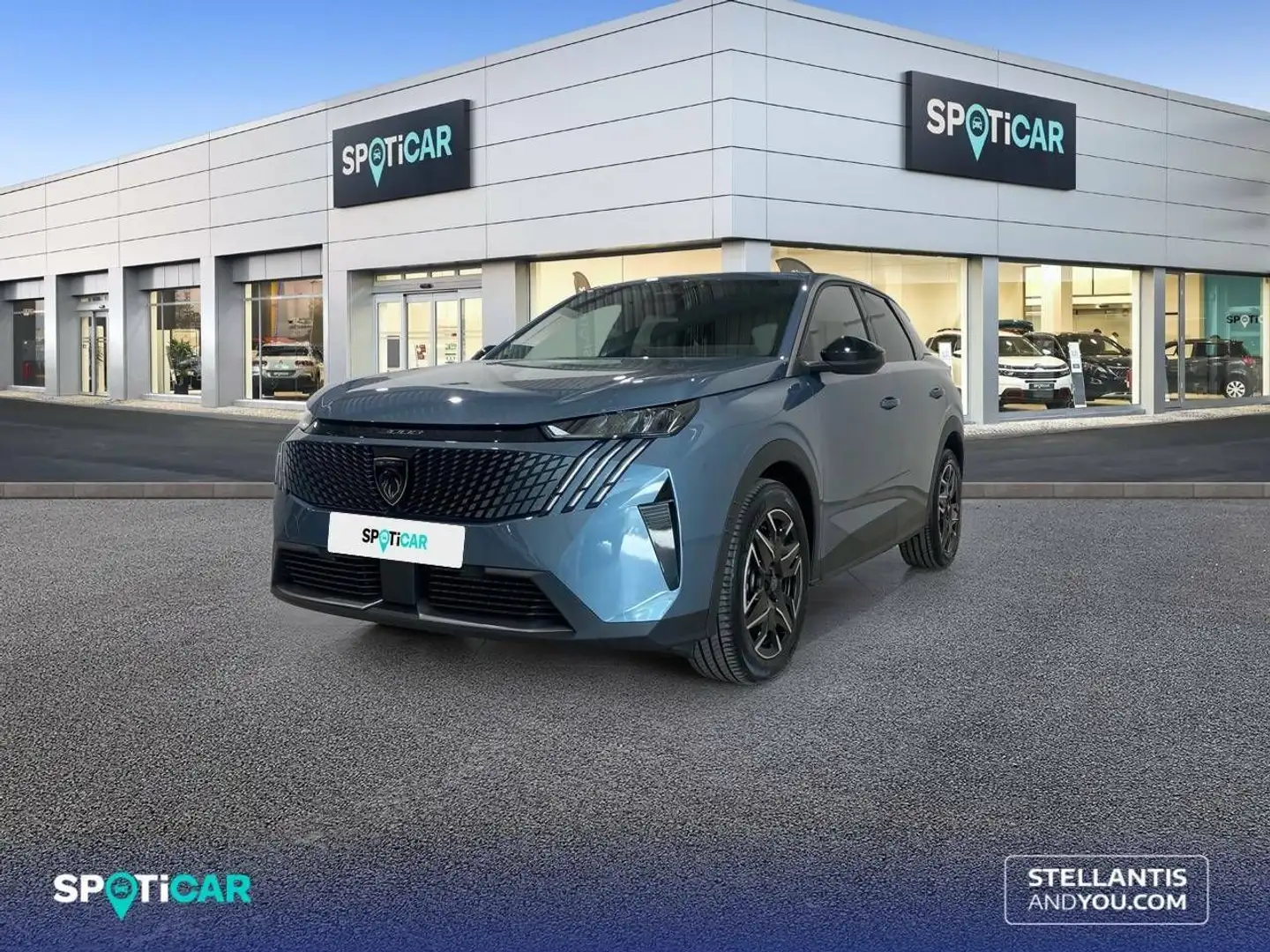 Peugeot 3008 1.2 100KW  eDCS6 Allure Blauw - 1