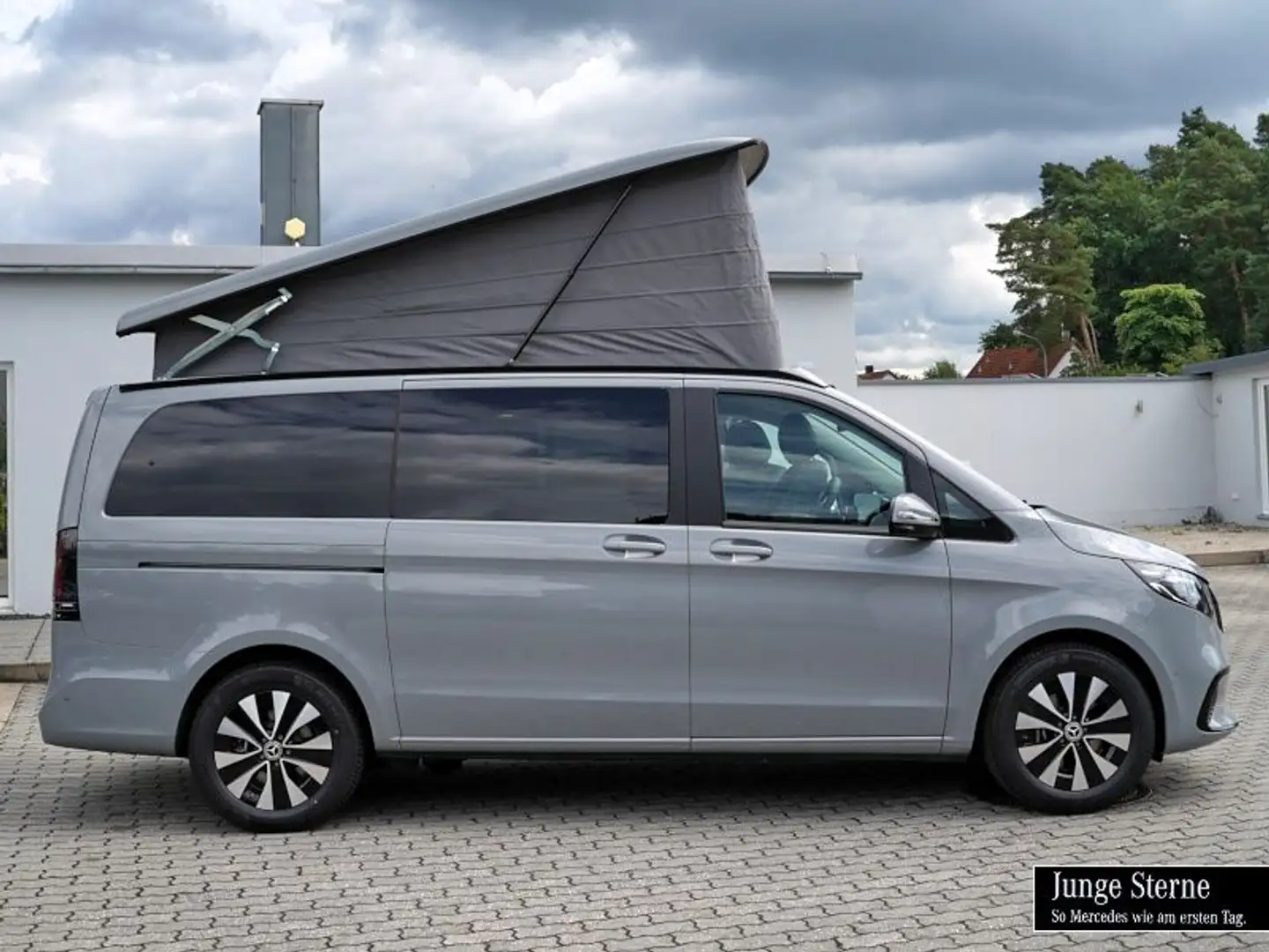 Mercedes-Benz V 300 d Marco Polo KÜCHE+5SITZE+AHK+EL-TÜR+LEDER Gris - 2