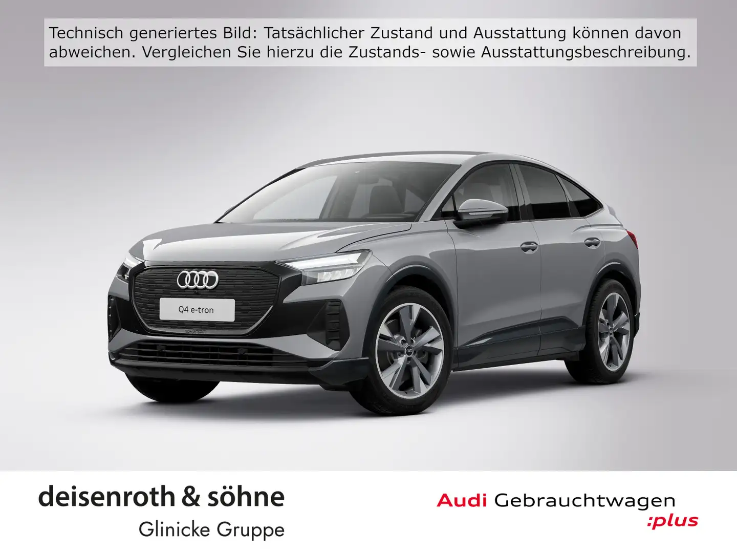 Audi Q4 e-tron 45 AHK/Nav/Kam/ACC/sound/PBo Grau - 1