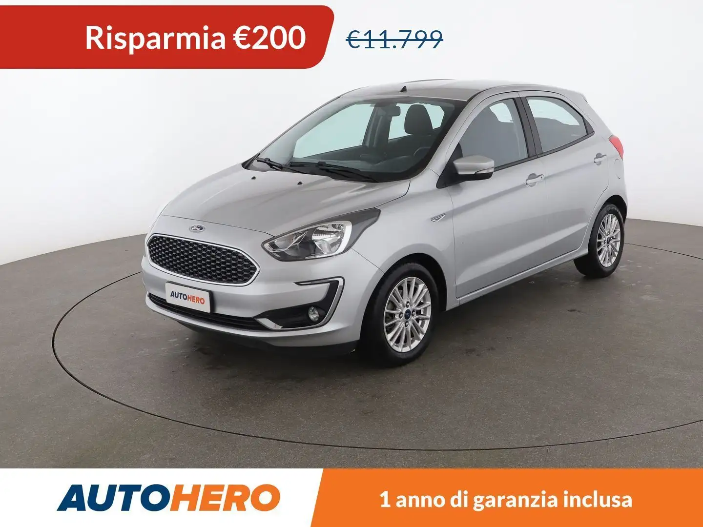 Ford Ka/Ka+ 1.2 Ti-VCT Ultimate 85 CV Grigio - 1