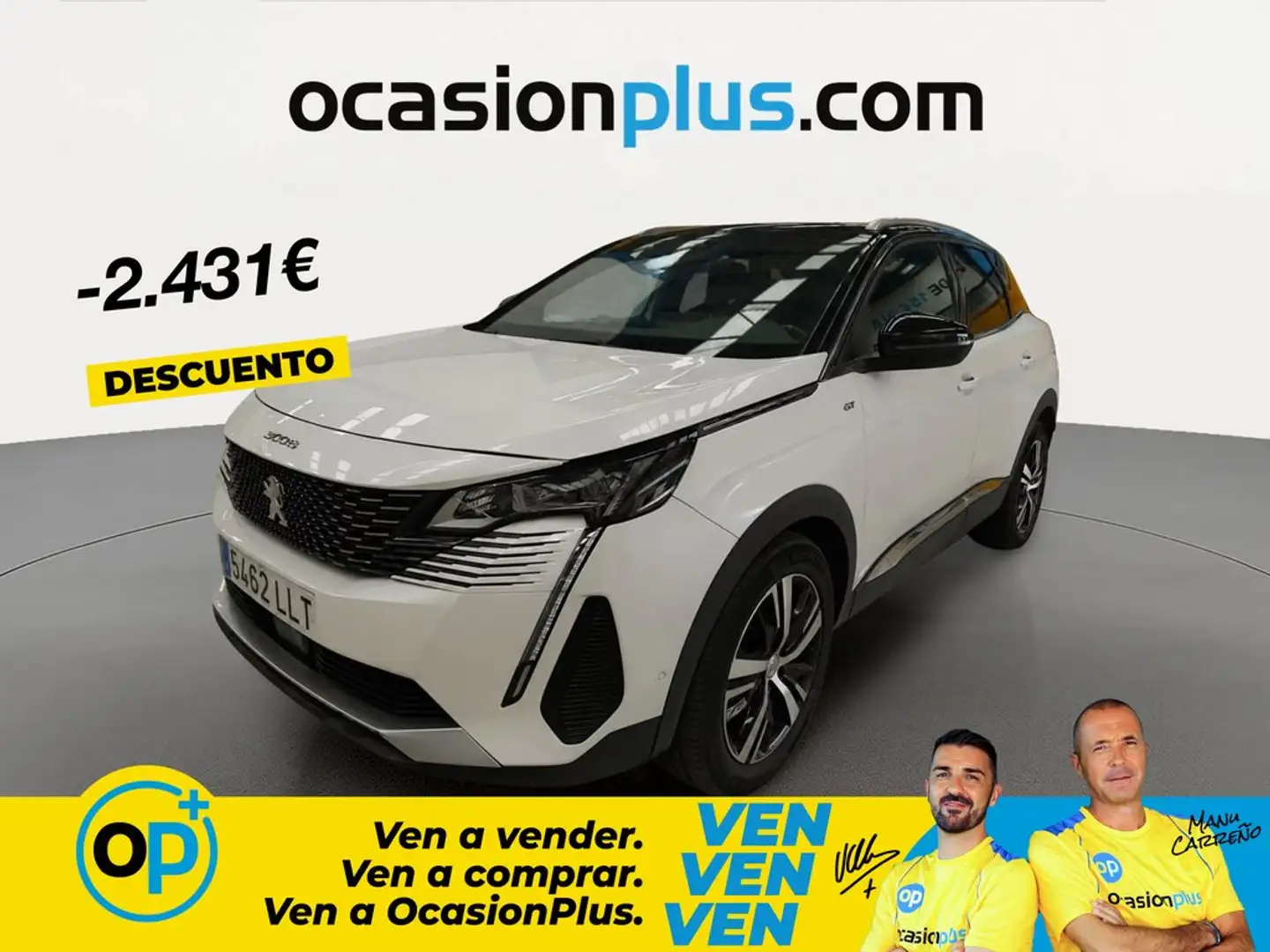Peugeot 3008 1.2 S&S PureTech GT EAT8 130 Blanco - 1