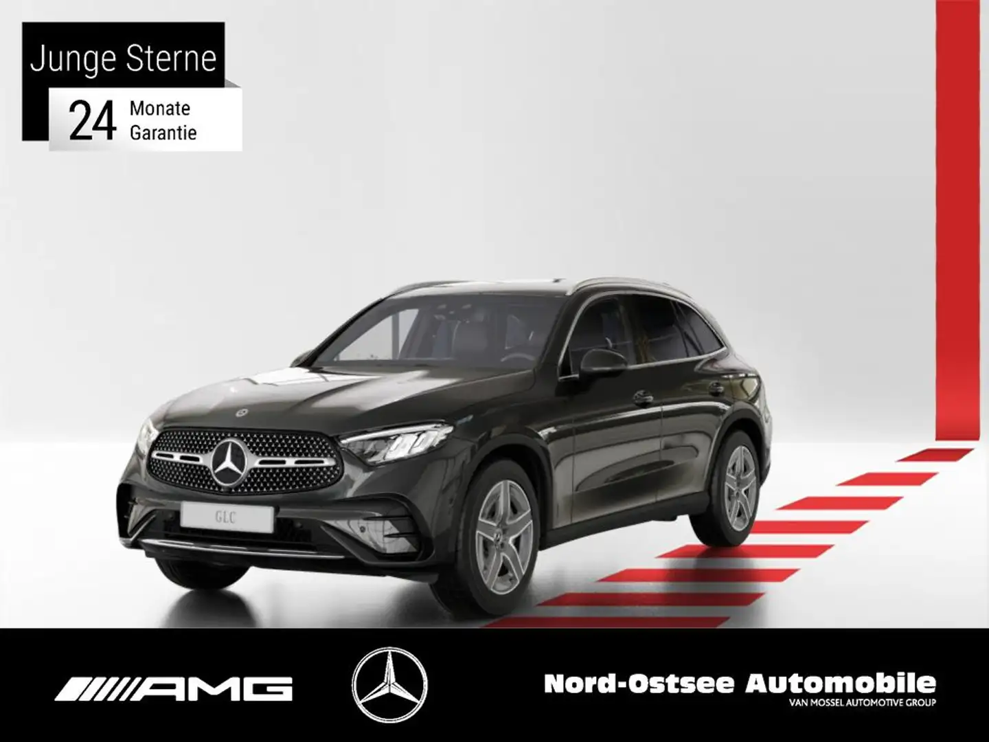 Mercedes-Benz GLC 300 d 4M AMG KAMERA AHK DISTRONIC KEYLESS Gris - 1