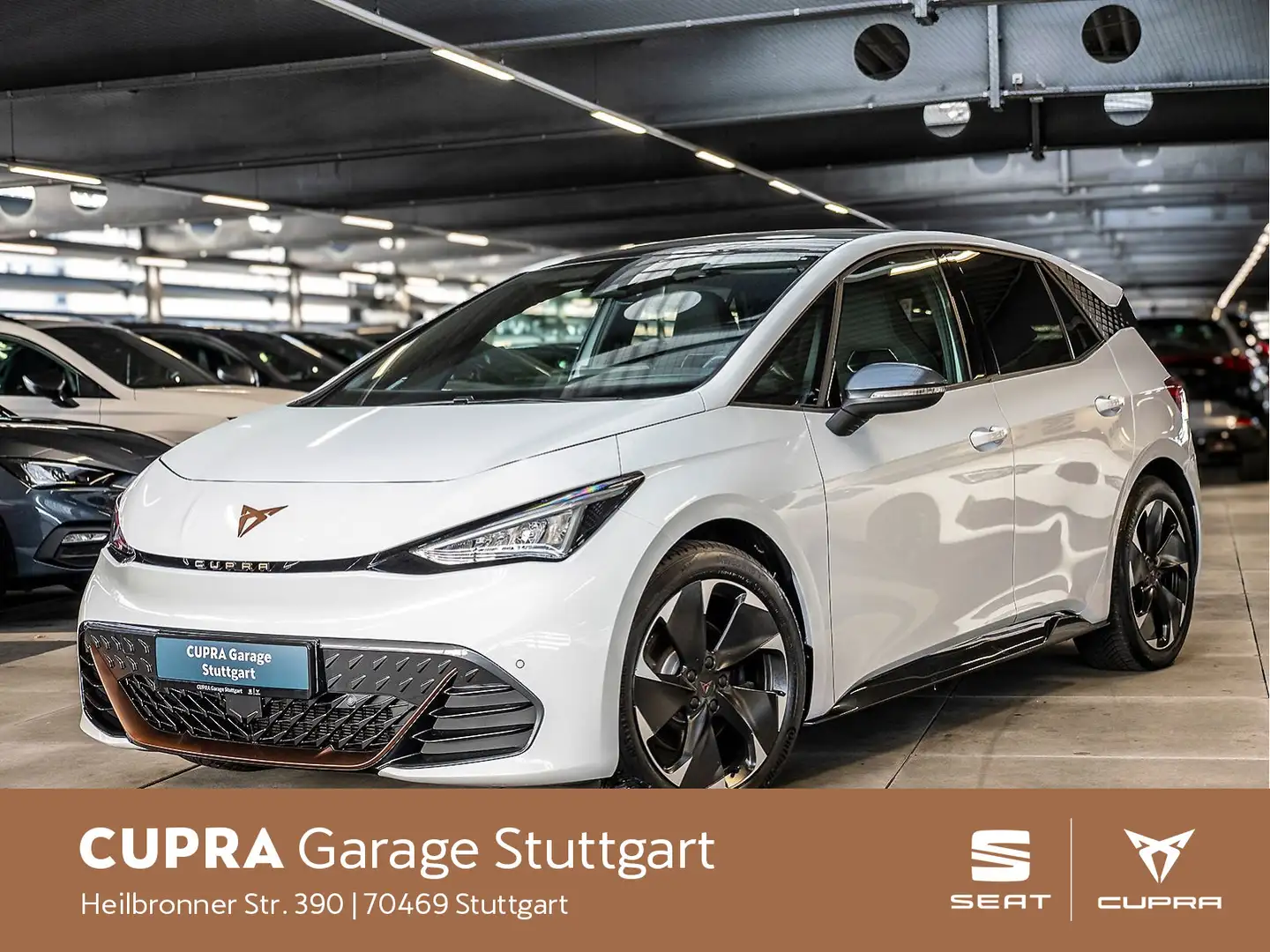 CUPRA Born 150 kW CARPLAY EPH HEAD -UP SHZ KLIMA TEMP Weiß - 2