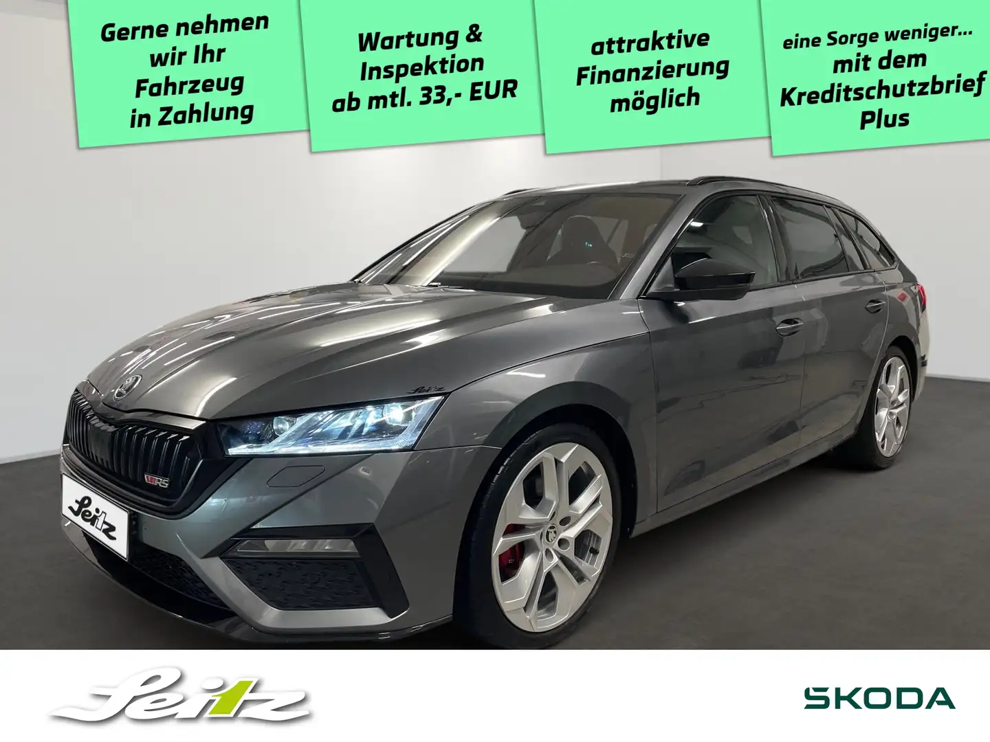 Skoda Octavia Combi 2.0 TDI RS *AHK*MATRIX*PDC* Grijs - 1