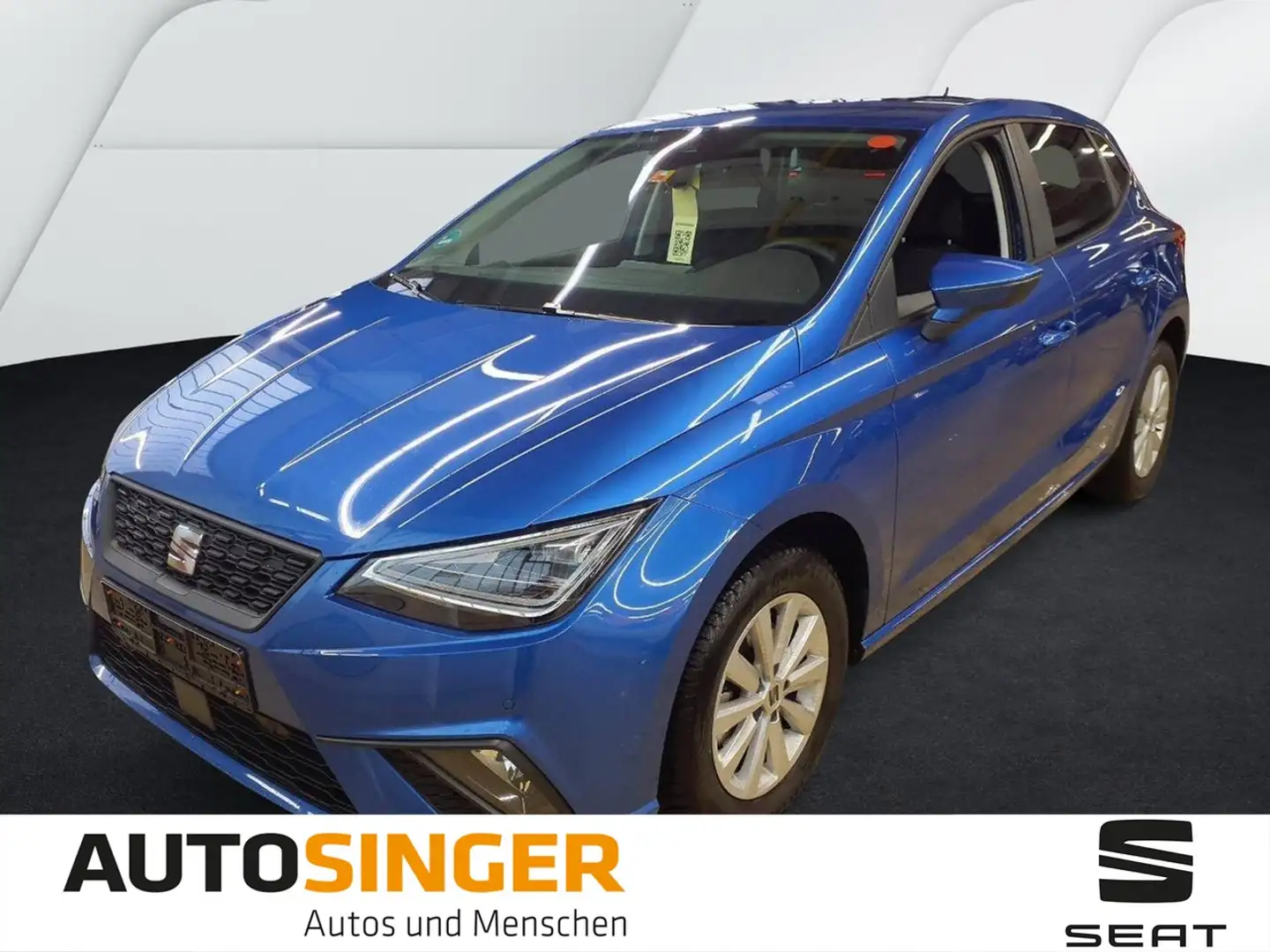 SEAT Ibiza Style 1,0 TSI *NAVI*LED*ACC*R-CAM*VIRTUAL* Blau - 1