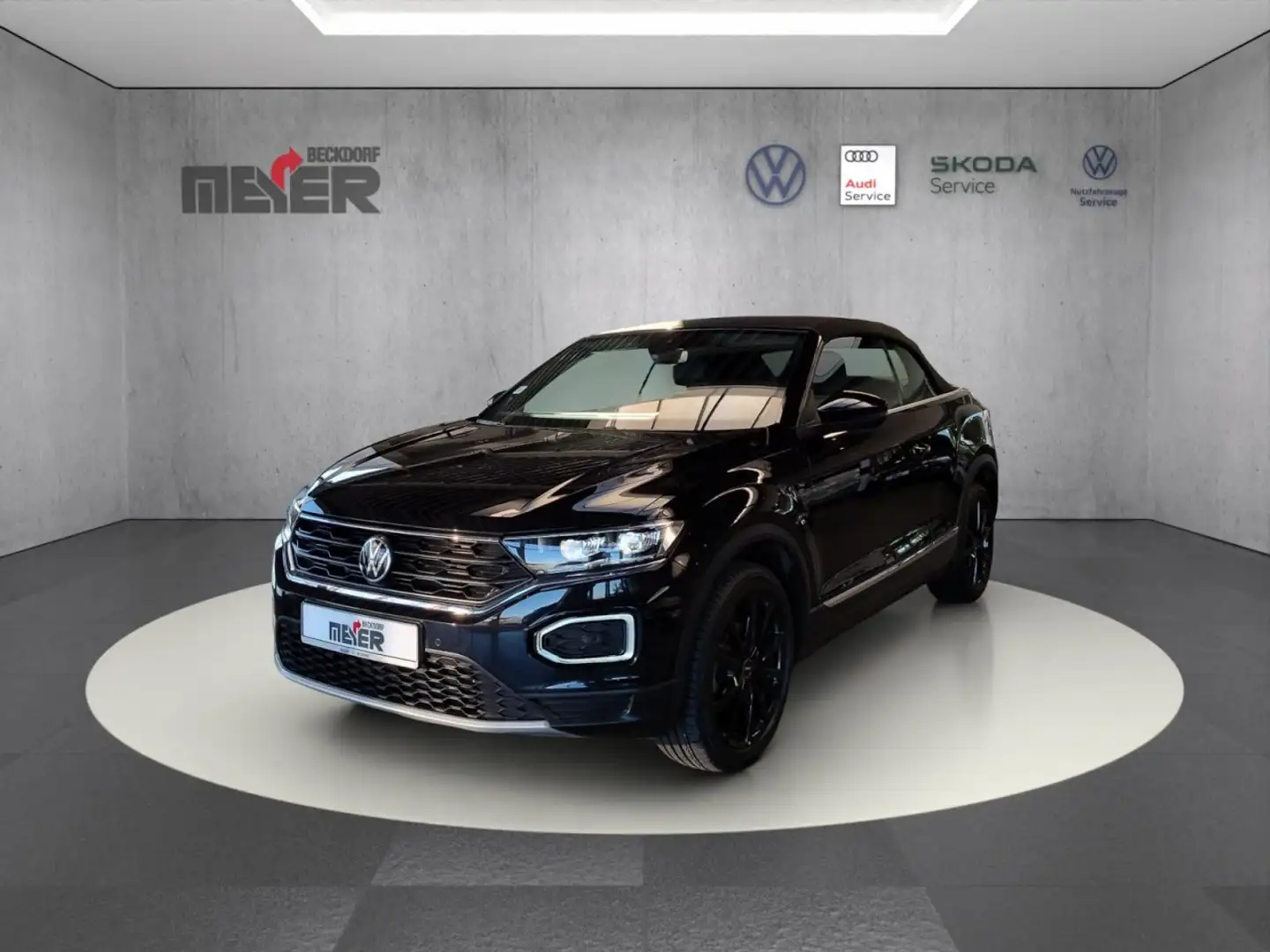 Volkswagen T-Roc Cabriolet Style 1.0 TSI Klima Navi Einparkhilfe Schwarz - 1