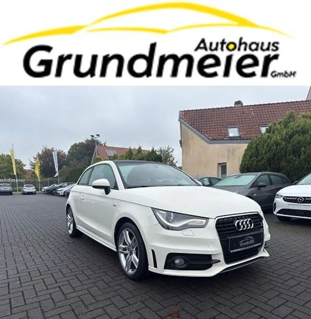 Audi A1 S line Sportpaket/Navi/Panorama/SHZ Weiß - 1
