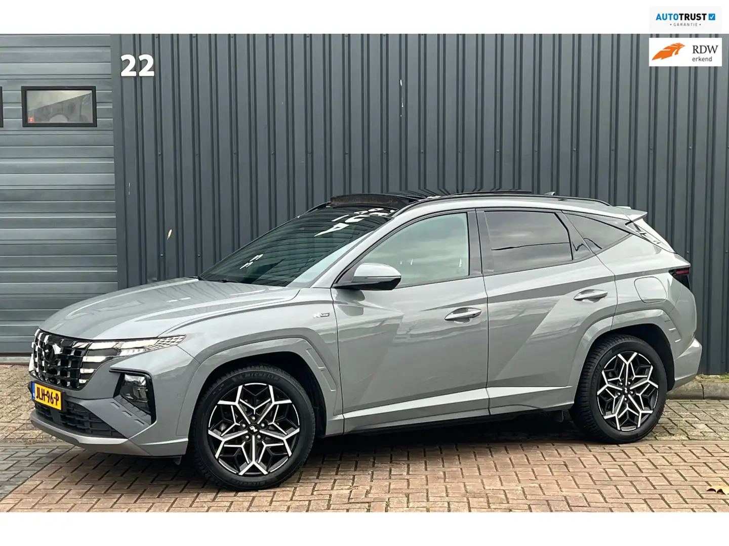 Hyundai TUCSON 1.6 T-GDI PHEV Premium 4WD|1e Eig|360cam|Memory|Ad Gris - 1