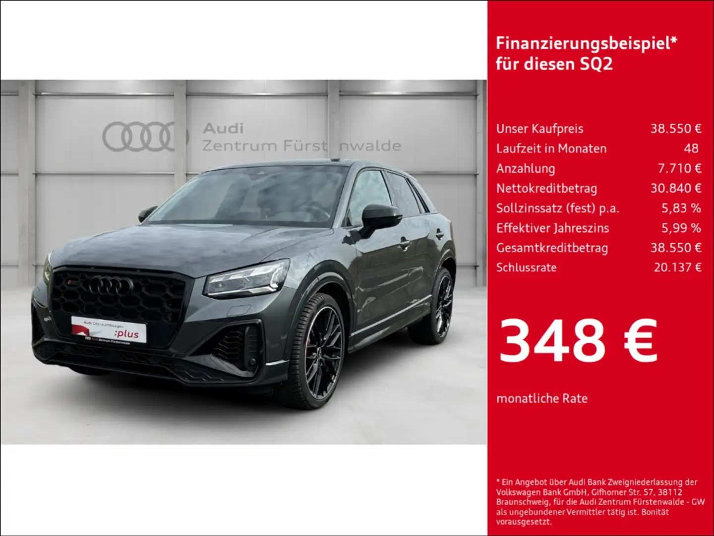 Audi SQ2 2.0 TFSI S tronic quattro El. Panodach Navi Digita Gris - 1
