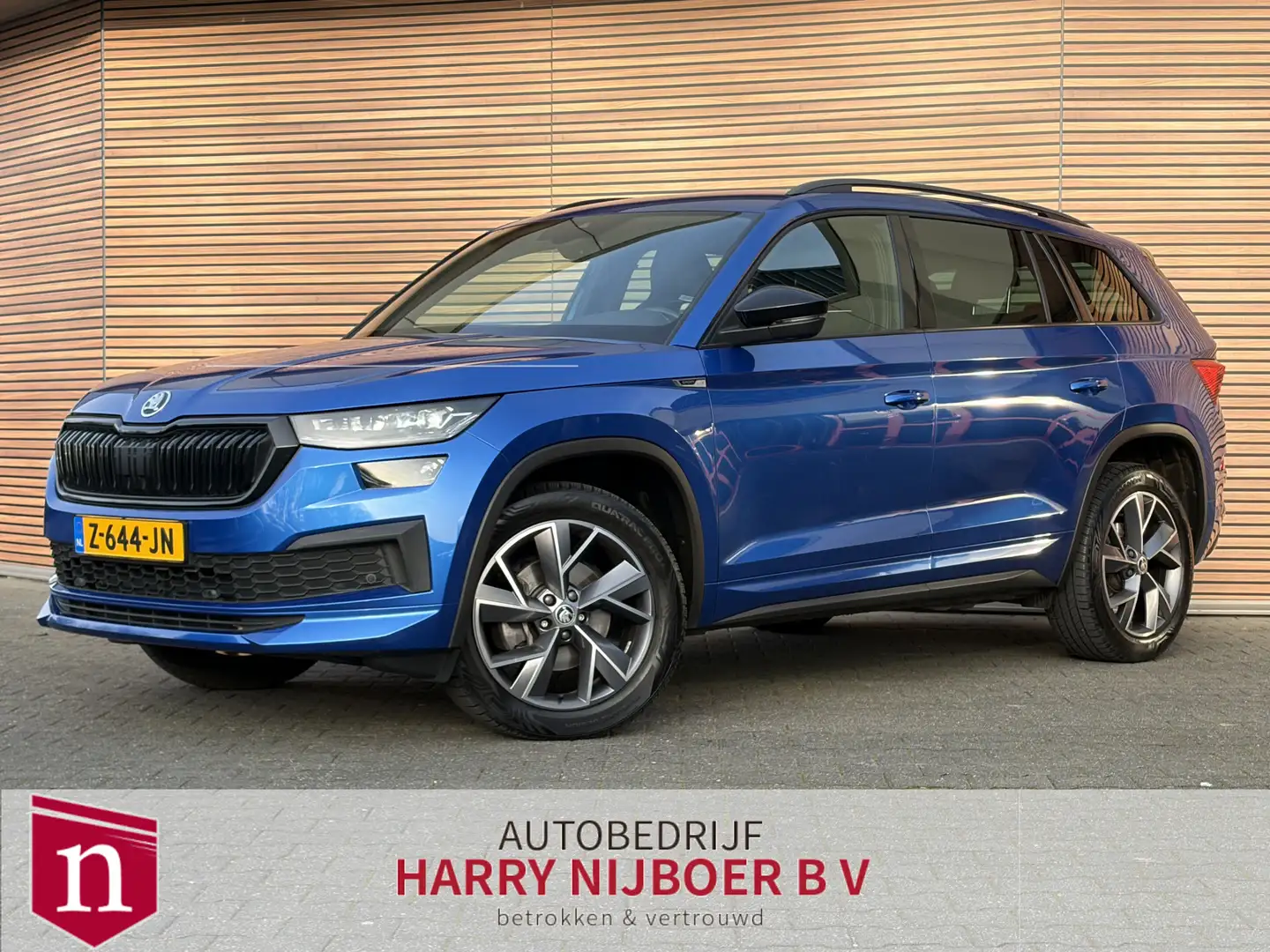 Skoda Kodiaq 1.5 TSI Sportline Business 7p. Carplay / Trekhaak Blau - 1