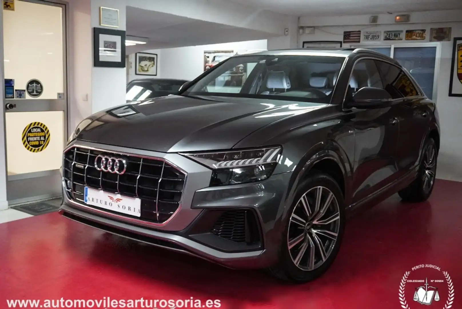 Audi Q8 50 TDI S line plus quattro tiptronic Gris - 1