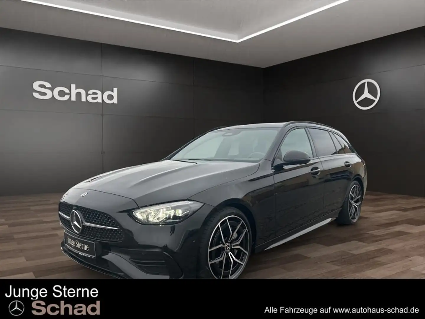 Mercedes-Benz C 220 d T 4M AMG+LED+PANO+AHK+360°+DISTR+DAB+19" Černá - 1