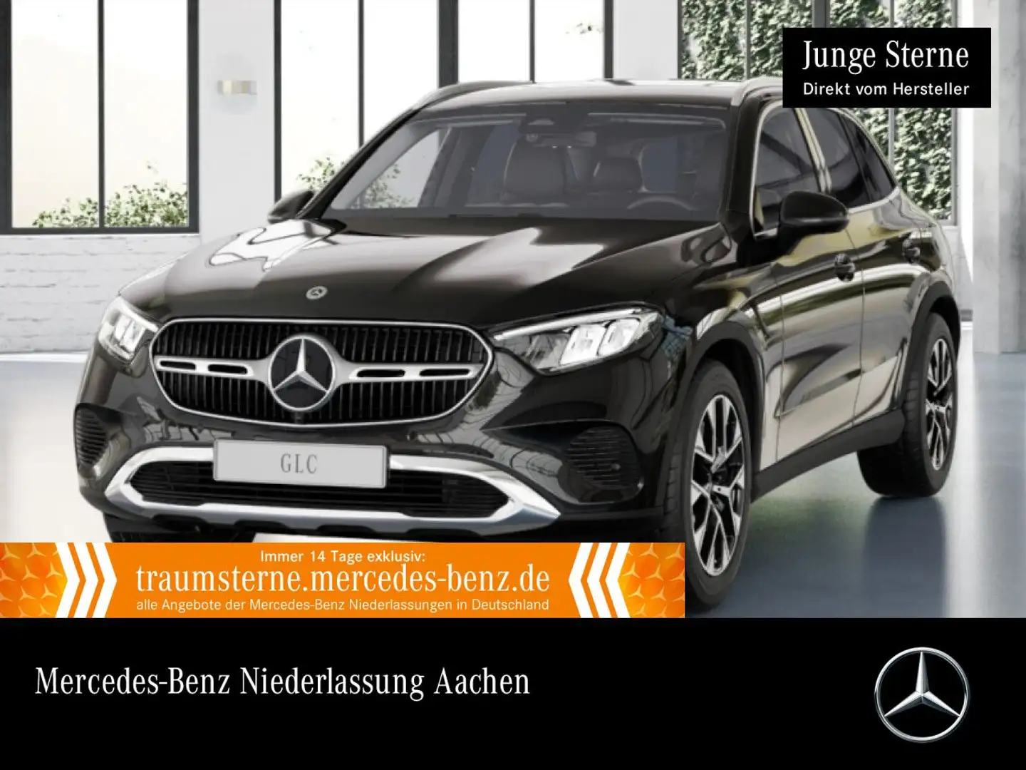 Mercedes-Benz GLC 300 e 4M AVANTG+AHK+LED+KAMERA+TOTW+KEYLESS+9G Schwarz - 1