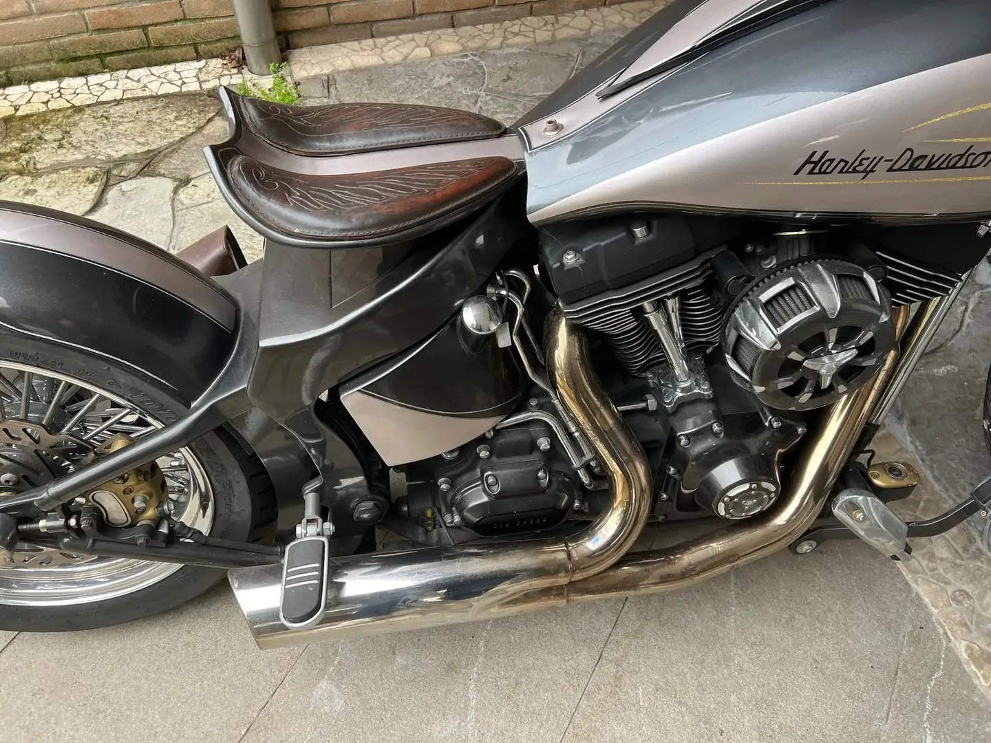 Harley-Davidson Night Train FXSTB 1584 Grigio - 2
