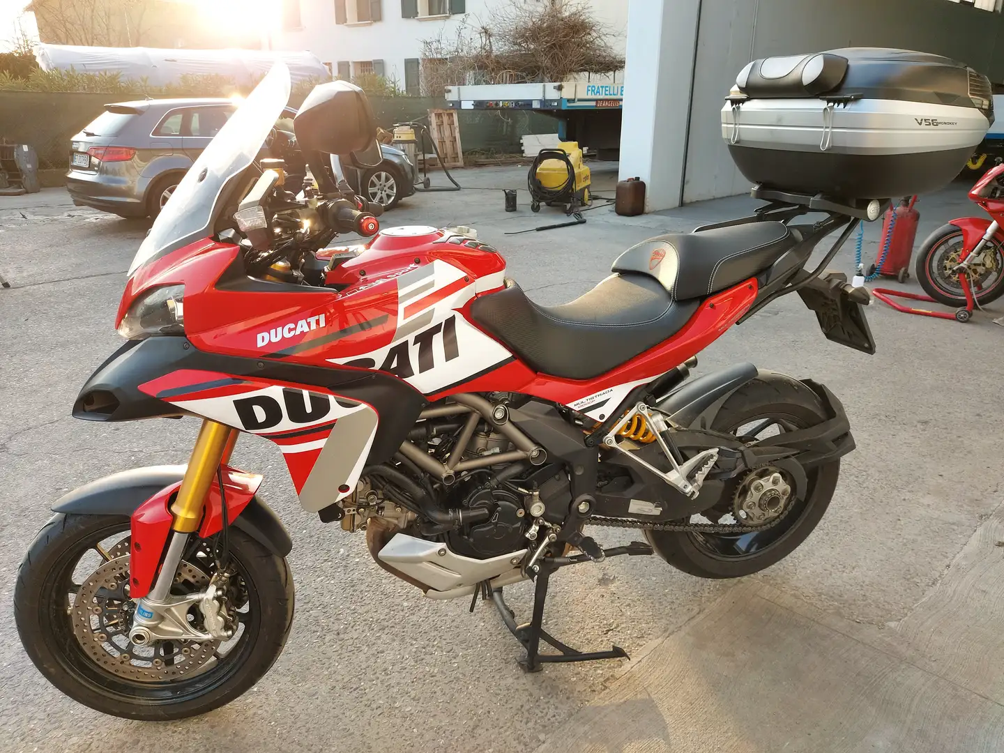 Ducati Multistrada 1200 s touring Rosso - 1