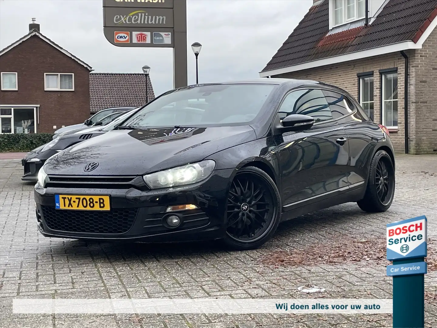 Volkswagen Scirocco 2.0 TSI DSG 200PK / Dynaudio / Navigatie / Cruise Чёрный - 1