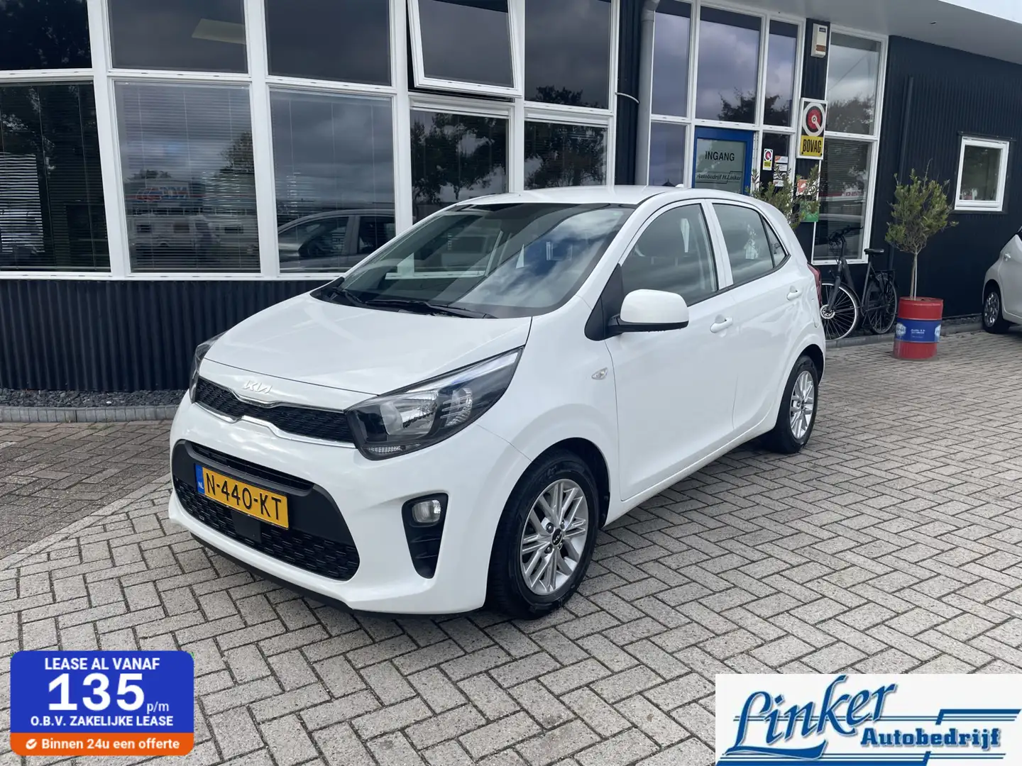 Kia Picanto 1.0 DPi DynamicLine - NL-AUTO CAMERA AIRCO CARPLAY Wit - 1