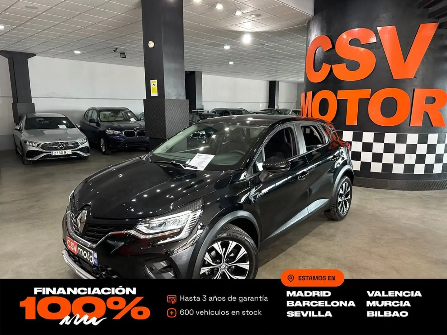 Renault Captur TCe Evolution 74kW GLP Zwart - 1