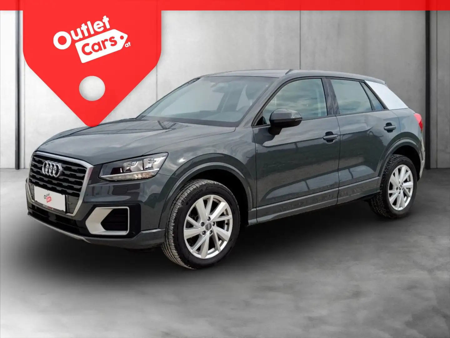 Audi Q2 2.0 35 TDI sport NAV+RFK+DynLicht+MEGAPREIS Grau - 1