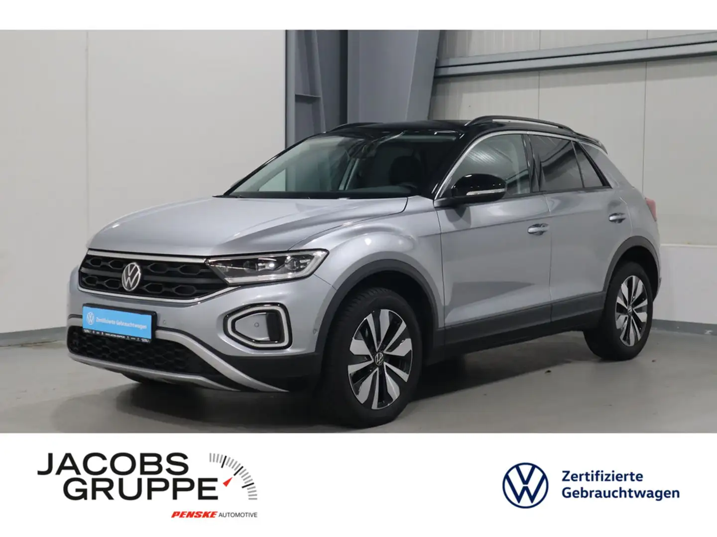 Volkswagen T-Roc 2.0 TDI DSG Navi*AHK*CAM*ACC*SHZ Goal Argent - 1