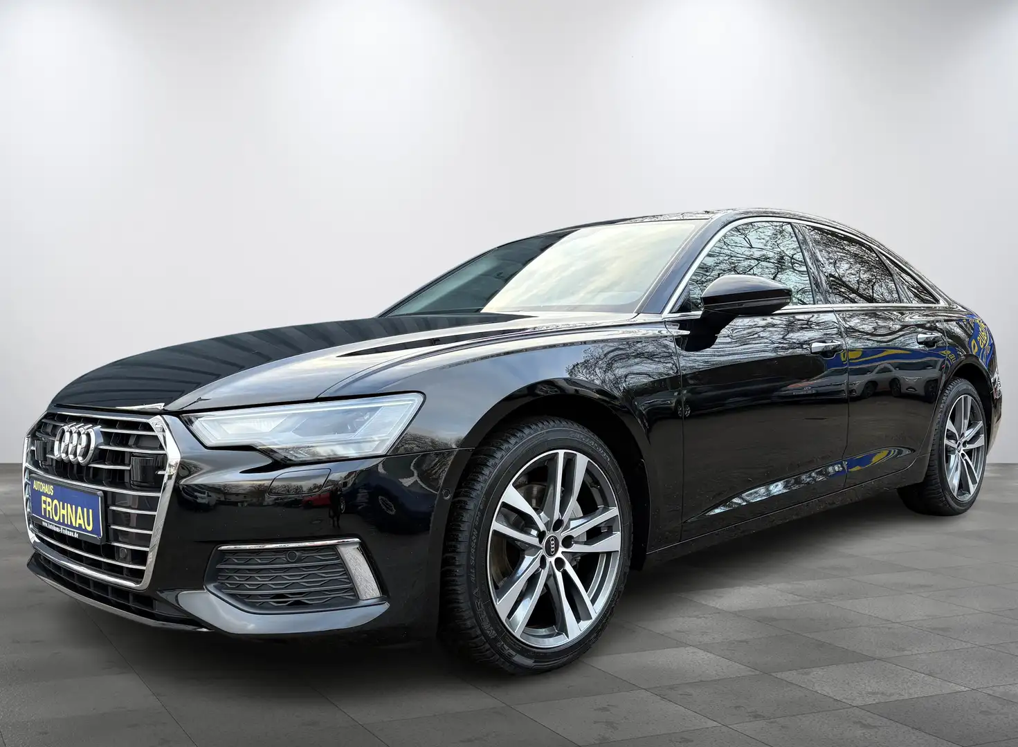 Audi A6 TDI Digi Tacho Vollleder 19"Alu ACC Kamera Apple Black - 1