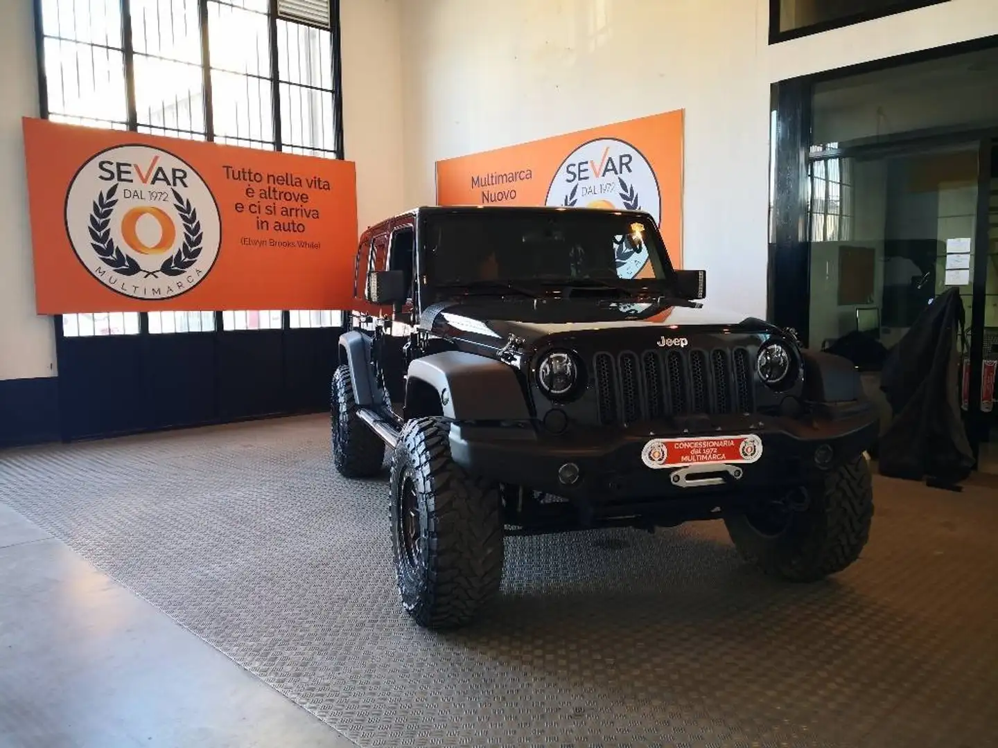 Jeep Wrangler Unlimited 2.8 crd Sahara auto E5+ Nero - 1