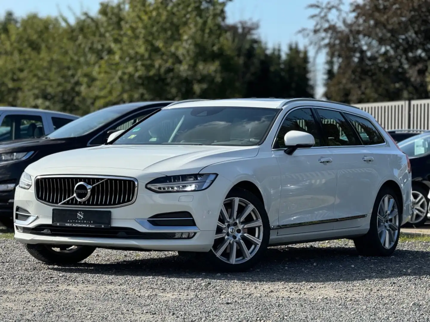 Volvo V90 Kombi Inscription AWD B&W Panorama Kamera Blanc - 2
