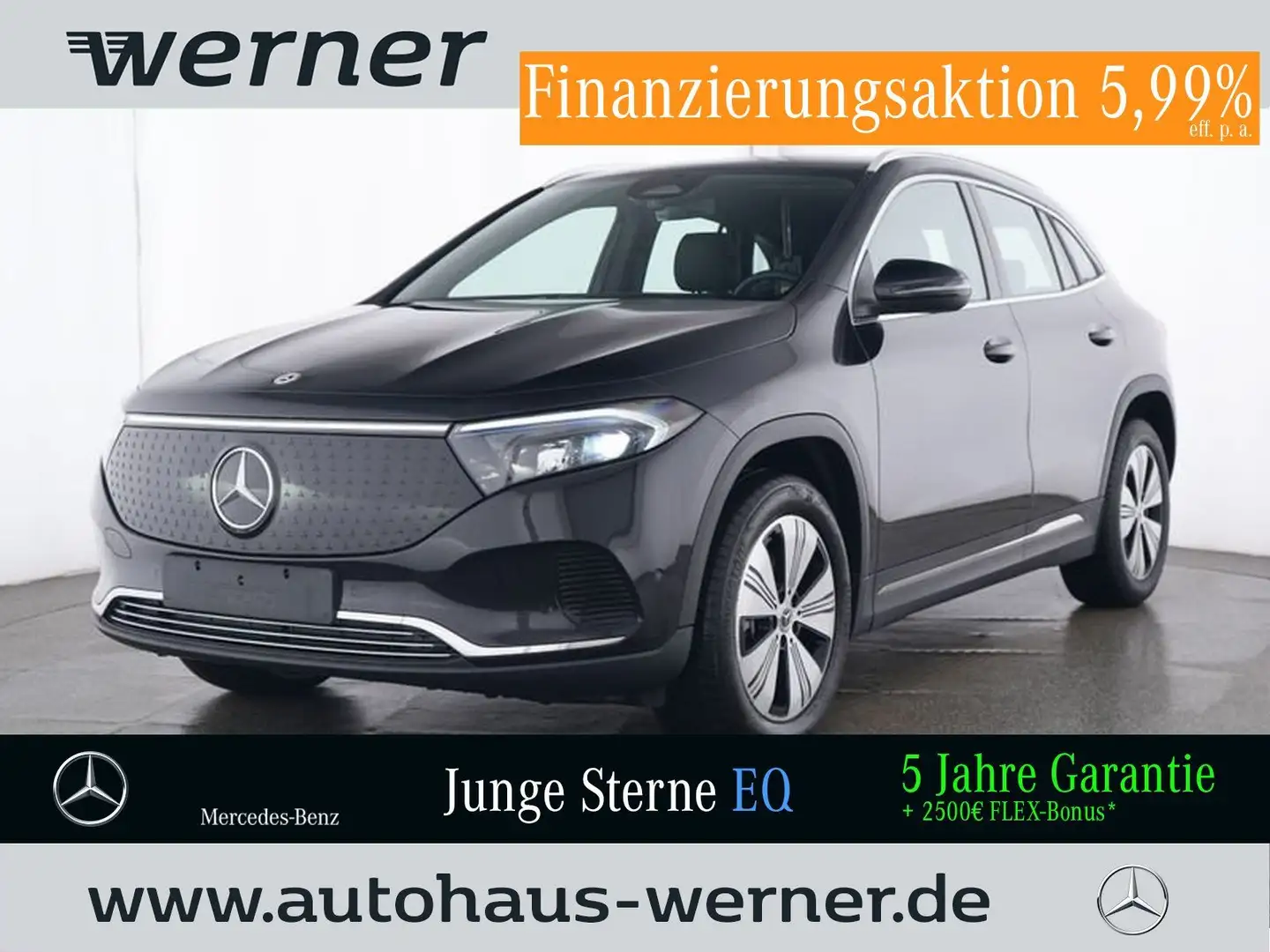 Mercedes-Benz EQA 300 4M PROG-ADV WINTER VZA KAMERA TOTW AMBIE Nero - 1