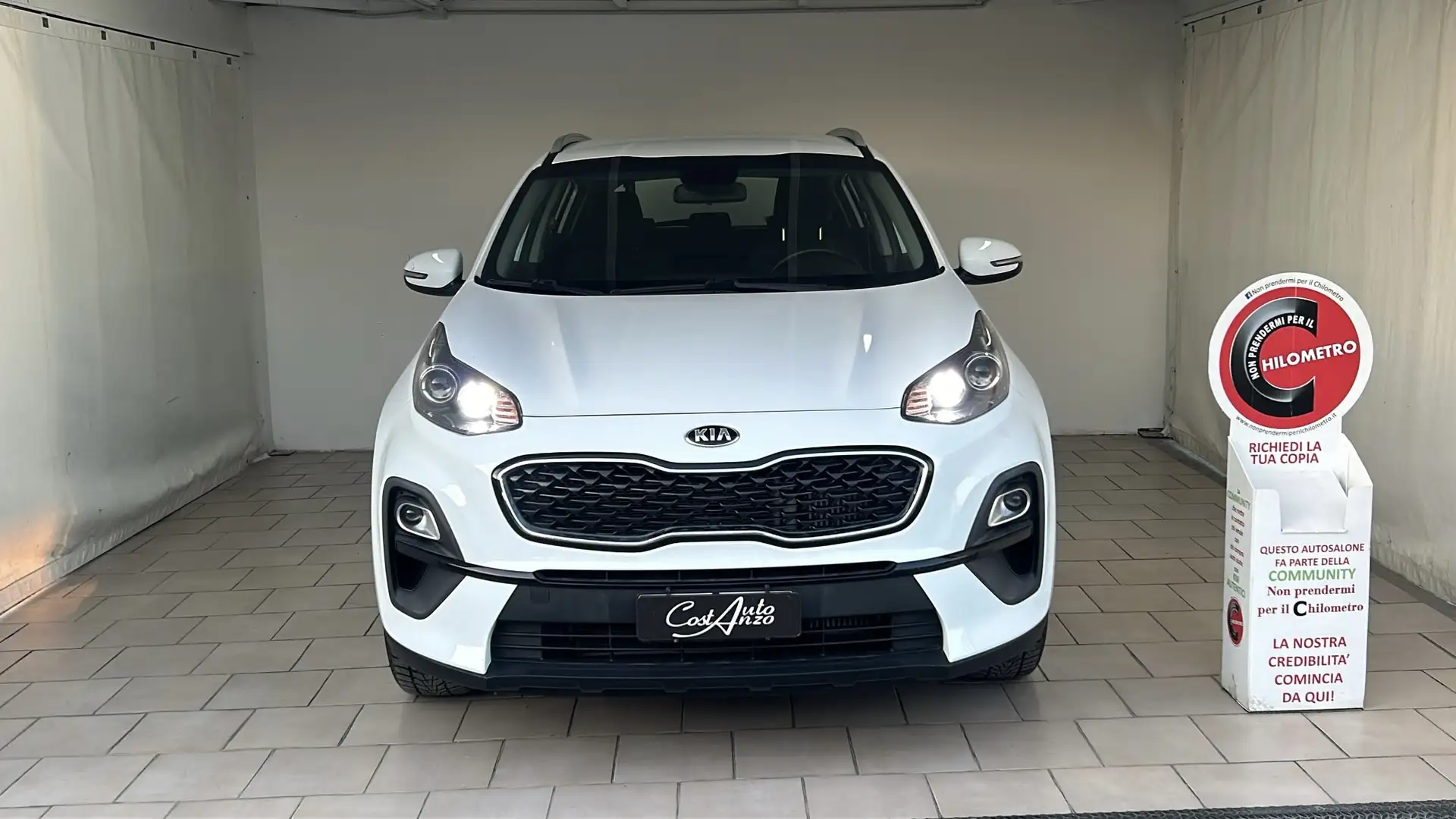 Kia Sportage 1.6 crdi Mild Hybrid  GT Line 136cv Bianco - 2