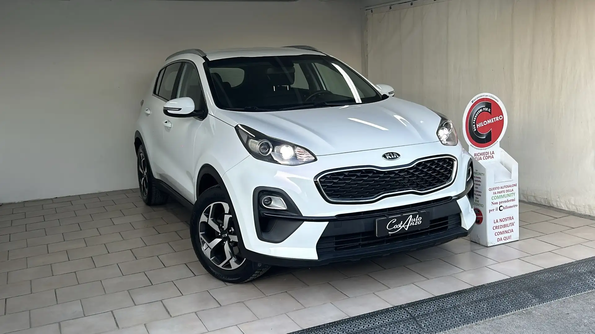 Kia Sportage 1.6 crdi Mild Hybrid  GT Line 136cv Bianco - 1