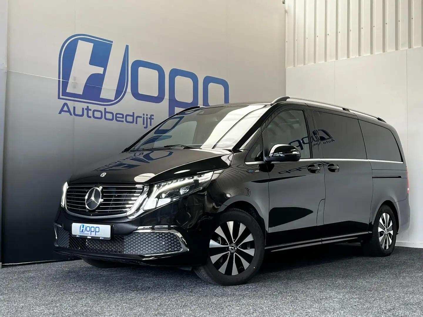Mercedes-Benz EQV 300 L2 - 8 Pers. - Pano - AMG - Leer - 360 - Elec. Sch Noir - 1