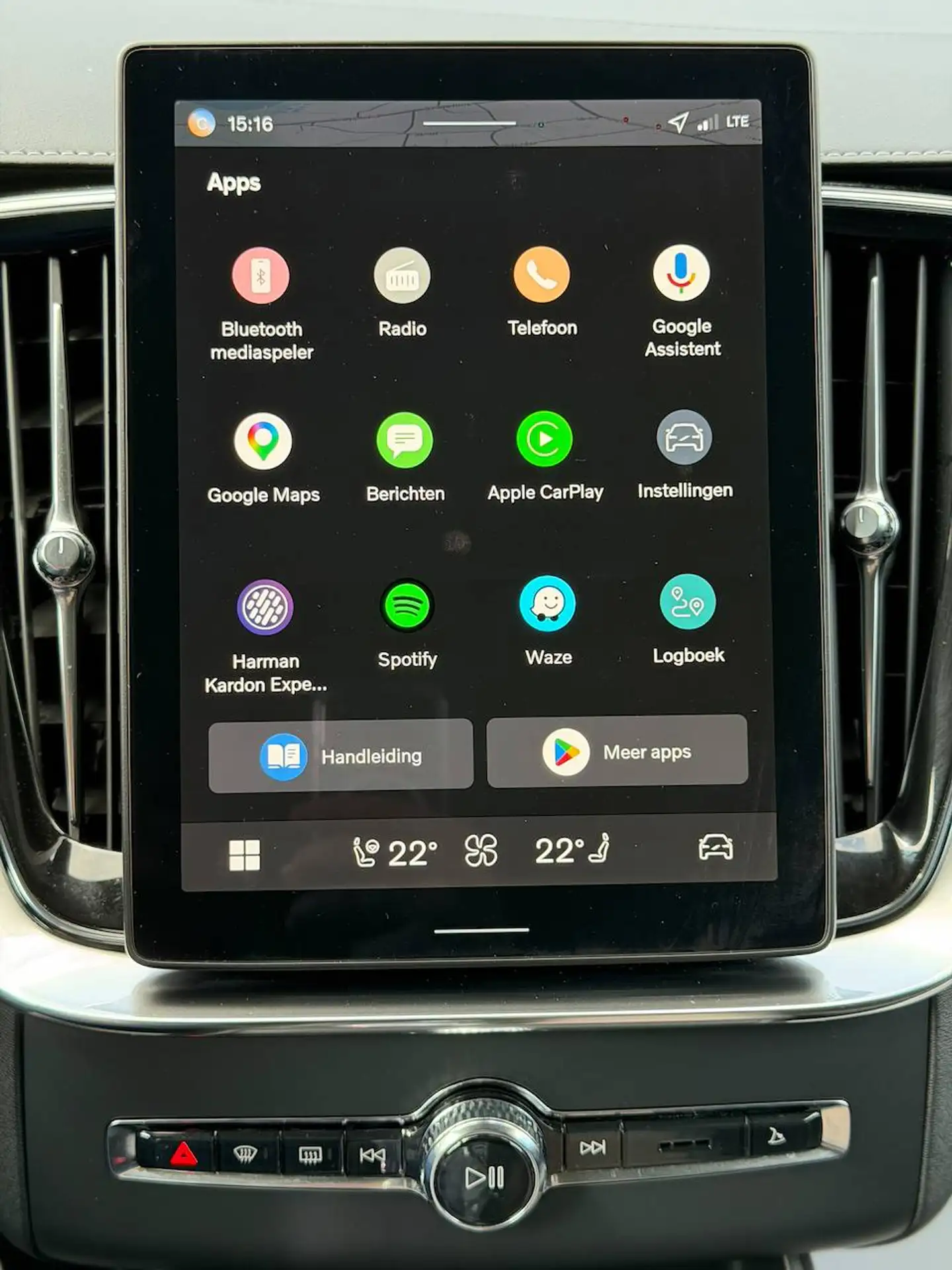 Volvo XC90 T8 PHEV PLUS DARK 7-ZIT HARMAN KARDON MEMORY SEATS APPLE CARPLAY — 15/20