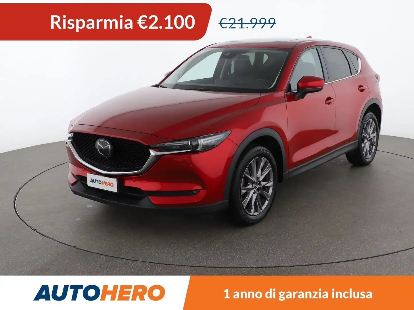 Mazda CX-5 2.2 Turbodiesel Exclusive AWD Rosso - 1