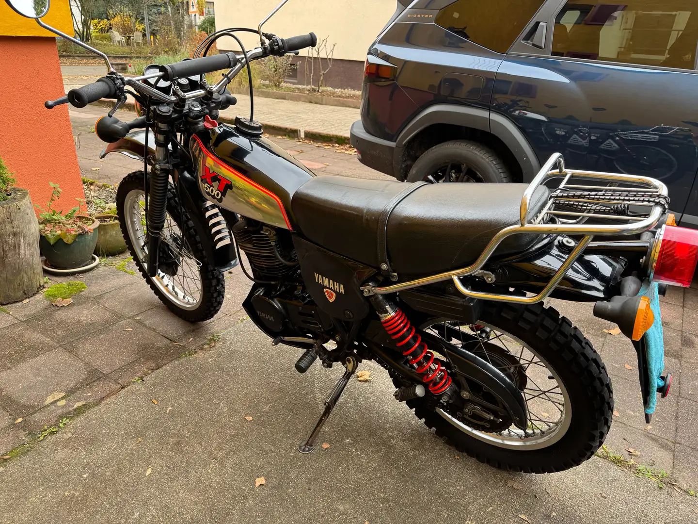 Yamaha XT 500 EZ 05/1985 gepflegter Zustand Schwarz - 2