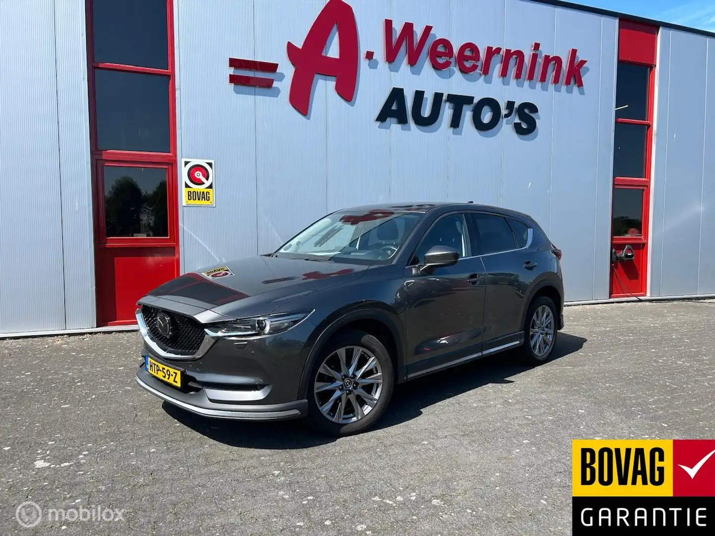 Mazda CX-5 2.0 SkyActiv-G 165 Signature Leder Bose Grijs - 1