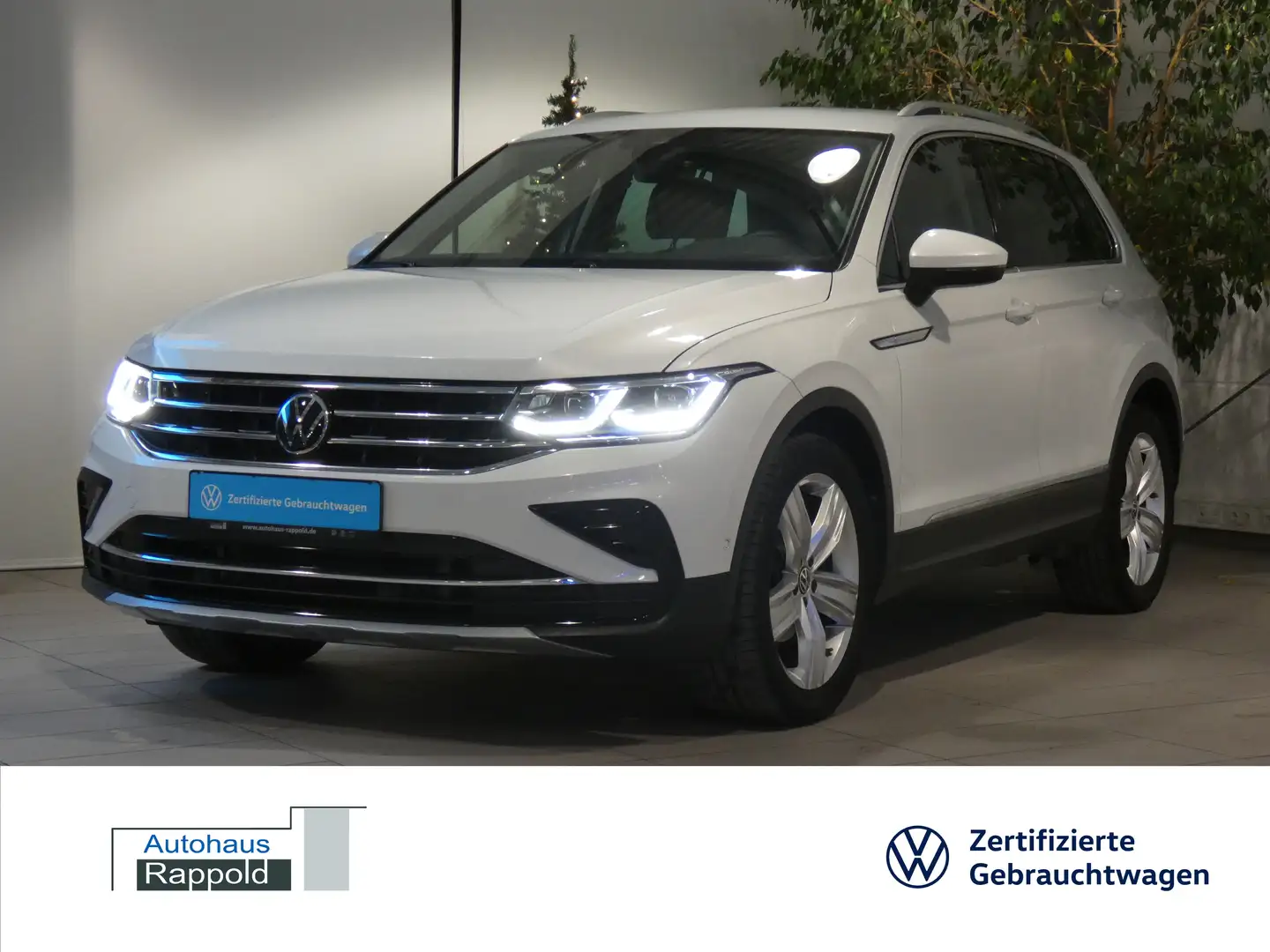 Volkswagen Tiguan Elegance 2.0 TDi 4Motion DSG STHZ AHK IQ LIGHT Weiß - 1