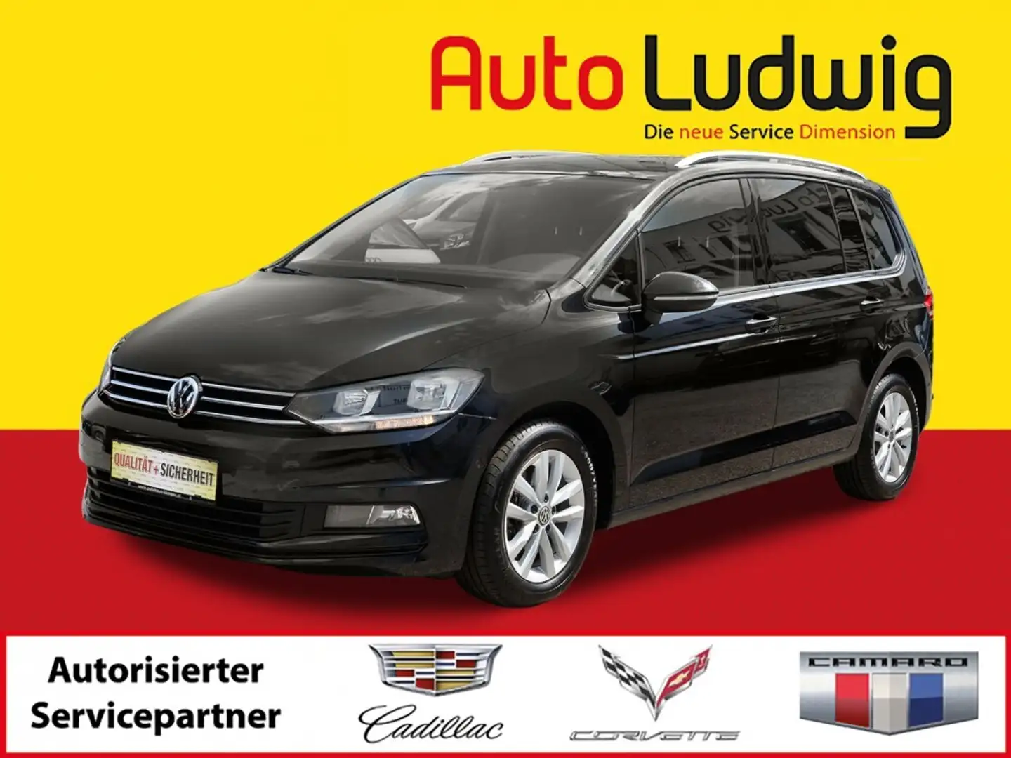 Volkswagen Touran 1,0 TSI Comfortline Schwarz - 1